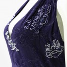 Embroidered Silk Evening Dress